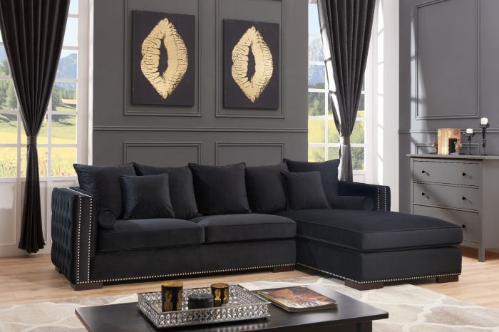Moscow Corner Suite - Black (Right)