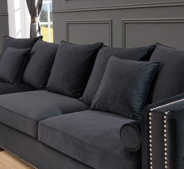 Moscow Corner Suite - Black (Left)