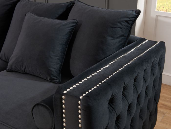 Moscow Corner Suite - Black (Left)