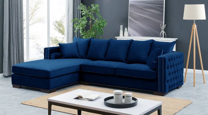 Moscow Corner Suite - Royal Blue (Left)