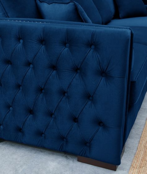 Moscow Corner Suite - Royal Blue (Right)