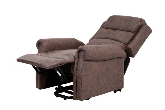 Willis Dual Motor Lift & Tilt Recliner Chair - Antique Brown